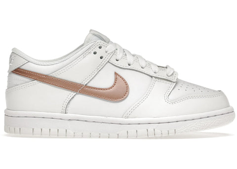 Nike-Dunk Low GS White Metallic Red Bronze-Sneakers-DH9765-100-SNEAQS-1