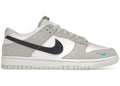 Nike Dunk Low White Grey Navy Aqua Mini Swoosh FJ4227-001