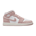 Nike-Jordan 1 Mid SE White Legend Pink GS-Sneakers-FN7432-161-SNEAQS-1