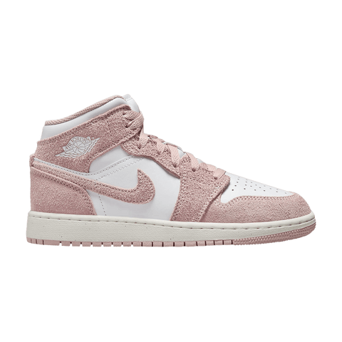 Nike-Jordan 1 Mid SE White Legend Pink GS-Sneakers-FN7432-161-SNEAQS-1