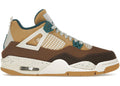 Nike-Jordan 4 GS Cacao Wow/Geode Teal/Ale Brown/Twine/Sail/Luminous Green-Sneakers-FB2214-200-SNEAQS-1