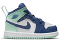 Nike Kids-Jordan 1 Mid Mystic Navy Mint Foam Td-Sneakers-640735-413-SNEAQS-1