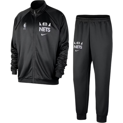 Nike Black Tracksuit Brooklyn Nets Club Courtside FZ7656-010