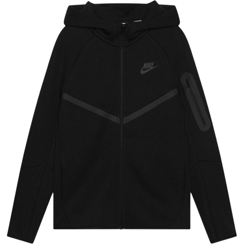 Nike Tech Fleece Zip Hoodie Black (GS) HV5867-010