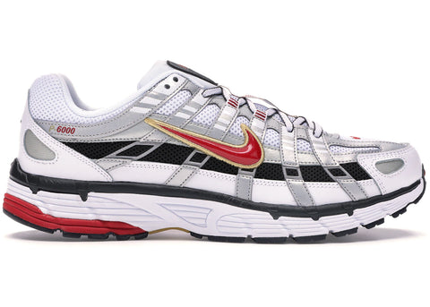 Nike P-6000 White Gold Red (Women's) BV1021-101