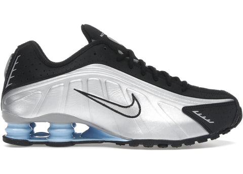 Nike Shox R4 Metallic Silver Black Psychic Blue HQ1988-004