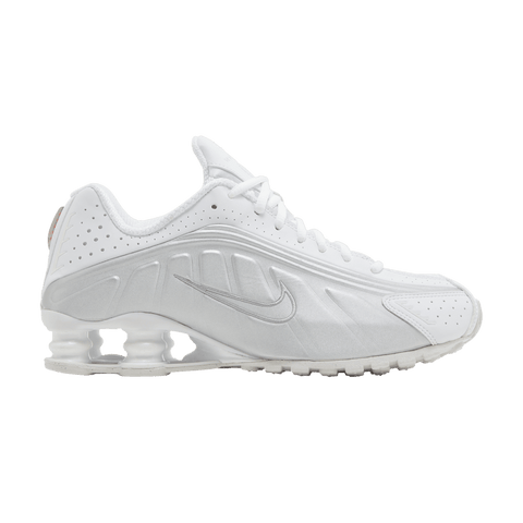 Nike Shox R4 White Metallic Silver (Women's) AR3565-101