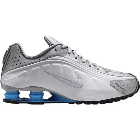 Nike Shox R4 metallic silver/white/blue lagoon HQ1988-005