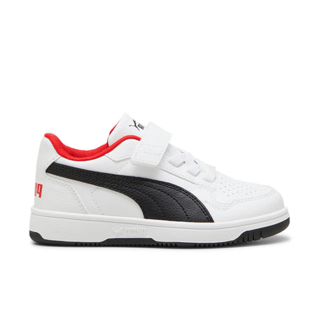 Puma Kids-Reb L Ac Inf White Black Red-Sneakers-398996-08-SNEAQS-1