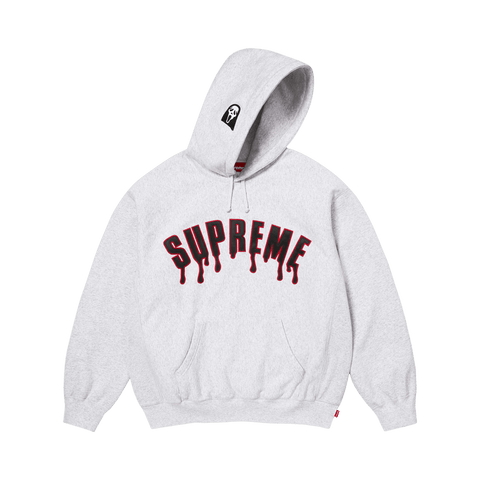 Supreme Ghostface Arc Hooded Sweatshirt 'Ash Grey' SS26SW96-ASH-GREY