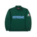 Supreme Milan Shop Flag Half Zip Pullover Green SUP-HALFZIP-FLAG-GREEN