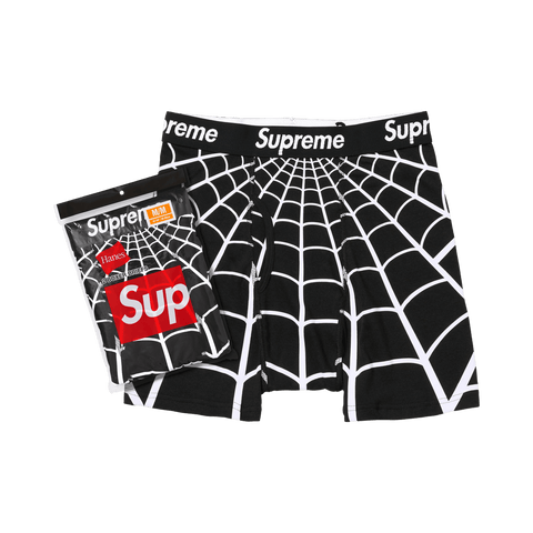 Supreme x Hanes Spider-Man Boxer Briefs (2 Pack) 'Black' SS26A66-BLACK