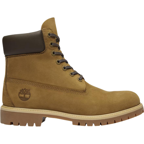 Timberland Premium 6 Inch Waterproof BOOTS NUBUCK OLIVE BROWN TB0A2P6WA5D