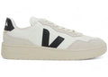 Veja-V 90 Leather White Black-Sneakers-VD2021061-SNEAQS-1