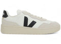 Veja-V 90 Leather White Black-Sneakers-VD2021061-SNEAQS-2