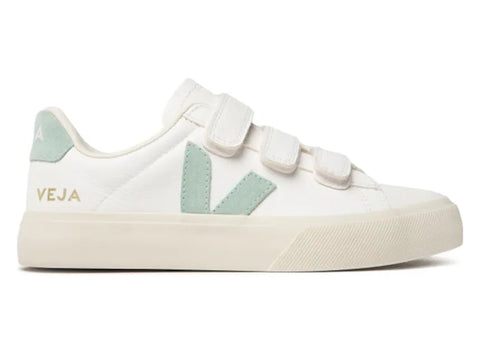 Veja Recife Low Chromefree Leather White Matcha (Women's) RC0592878A