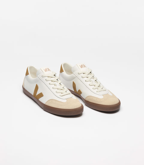 Veja Volley O.T. Leather White Tant Bark