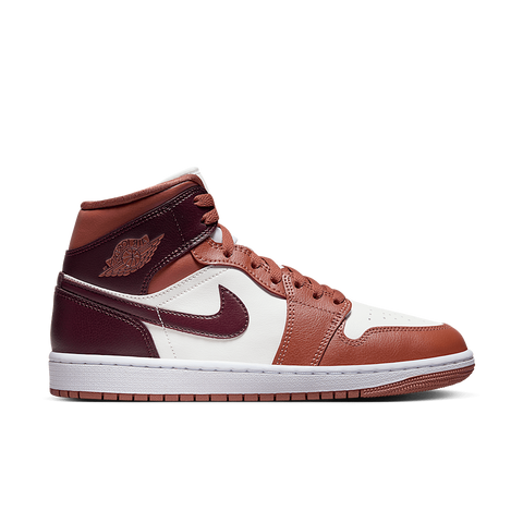 Nike Air Jordan 1 Mid Dusty Peach Night Maroon (Women's) BQ6472-200