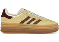 adidas Gazelle Bold Almost Yellow Maroon (Women's) IF5937