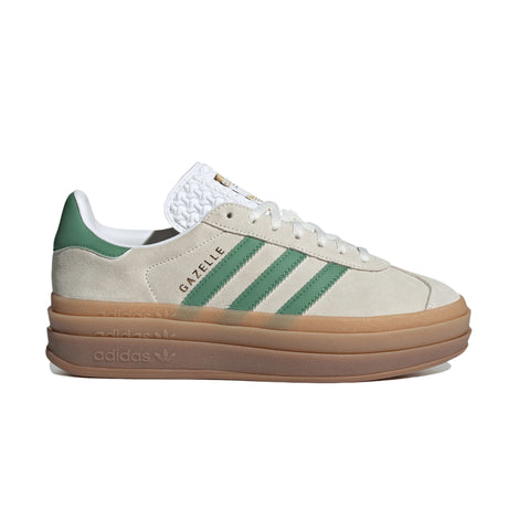 adidas-Gazelle Bold Off White Preloved Green (Women's)-Sneakers-IH7558-SNEAQS-1