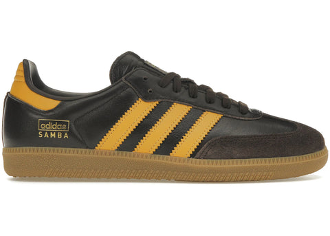 adidas Samba OG Dark Brown Preloved Yellow IG6174