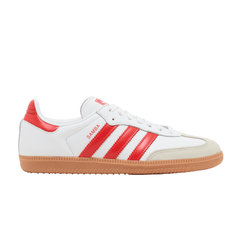 adidas-Wmns Samba OG White Solar Red Gum-Sneakers-IF6513-SNEAQS-1