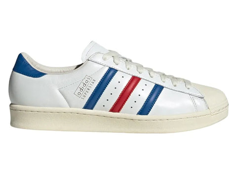 adidas Superstar Vintage White Blue Better Scarlet Made in Germany JQ6345