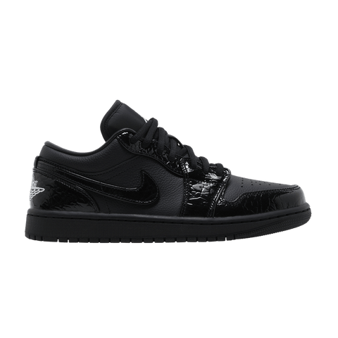 Air Jordan Jordan 1 Low SE Patent Elephant Black (Women's) HJ7743-010