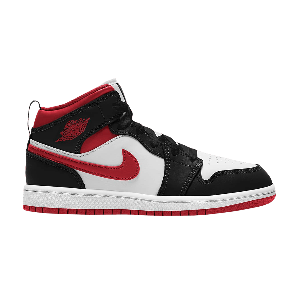 Air Jordan Jordan 1 Mid Gym Red Black White (PS) 640734-122