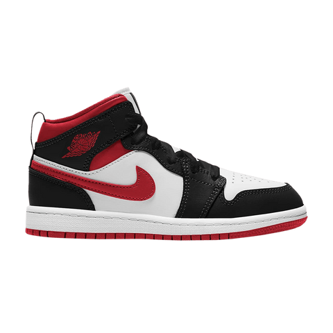 Air Jordan Jordan 1 Mid Gym Red Black White (PS) 640734-122