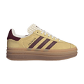 adidas Gazelle Bold Almost Yellow Maroon (Women's) IF5937