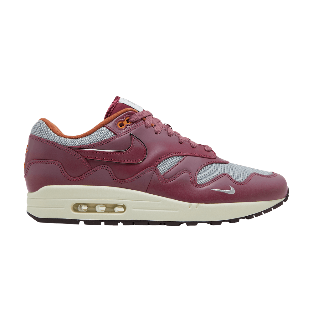 Nike Air Max 1 Patta Waves Rush Maroon (with Bracelet) DO9549-001