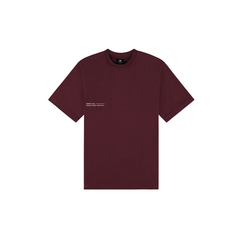 Comfort Club Tee Burgundy