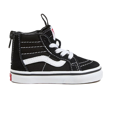 Vans Sk8 Hi Zip Black White
