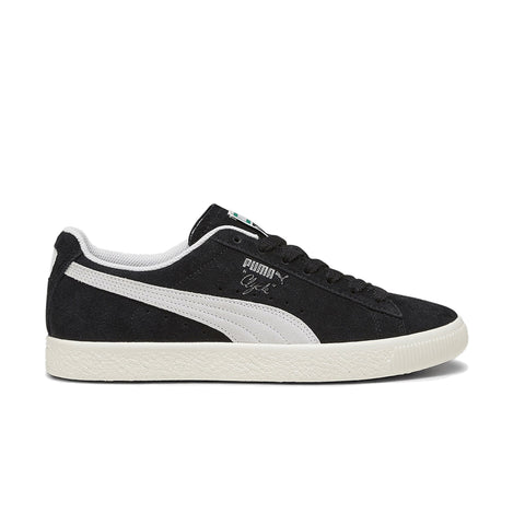 Clyde Hairy Suede Black