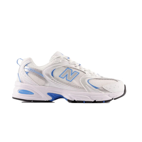 530 White Silver Metallic Sky Blue