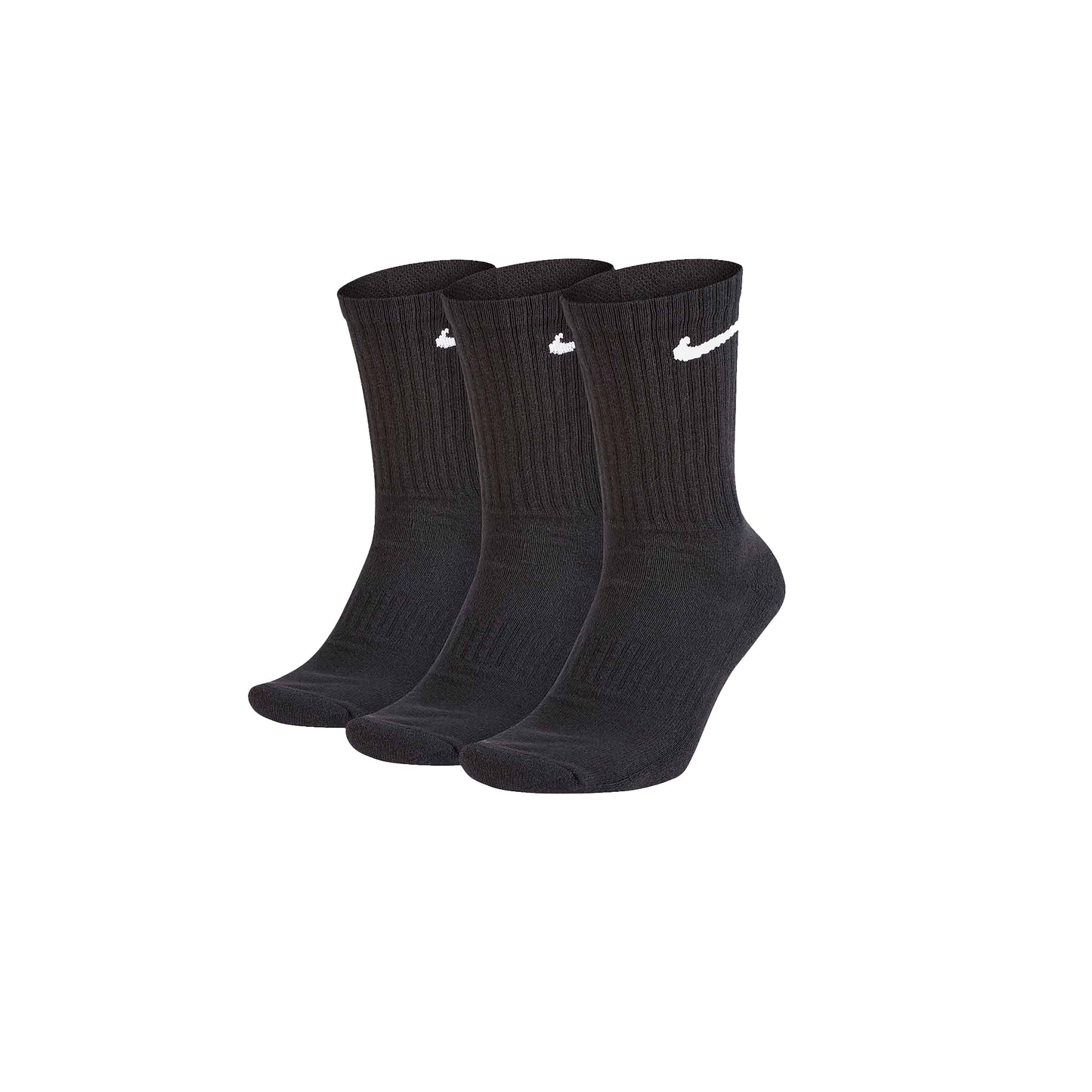 Every Day Cotton Cushioned Socks X 6 Zwart