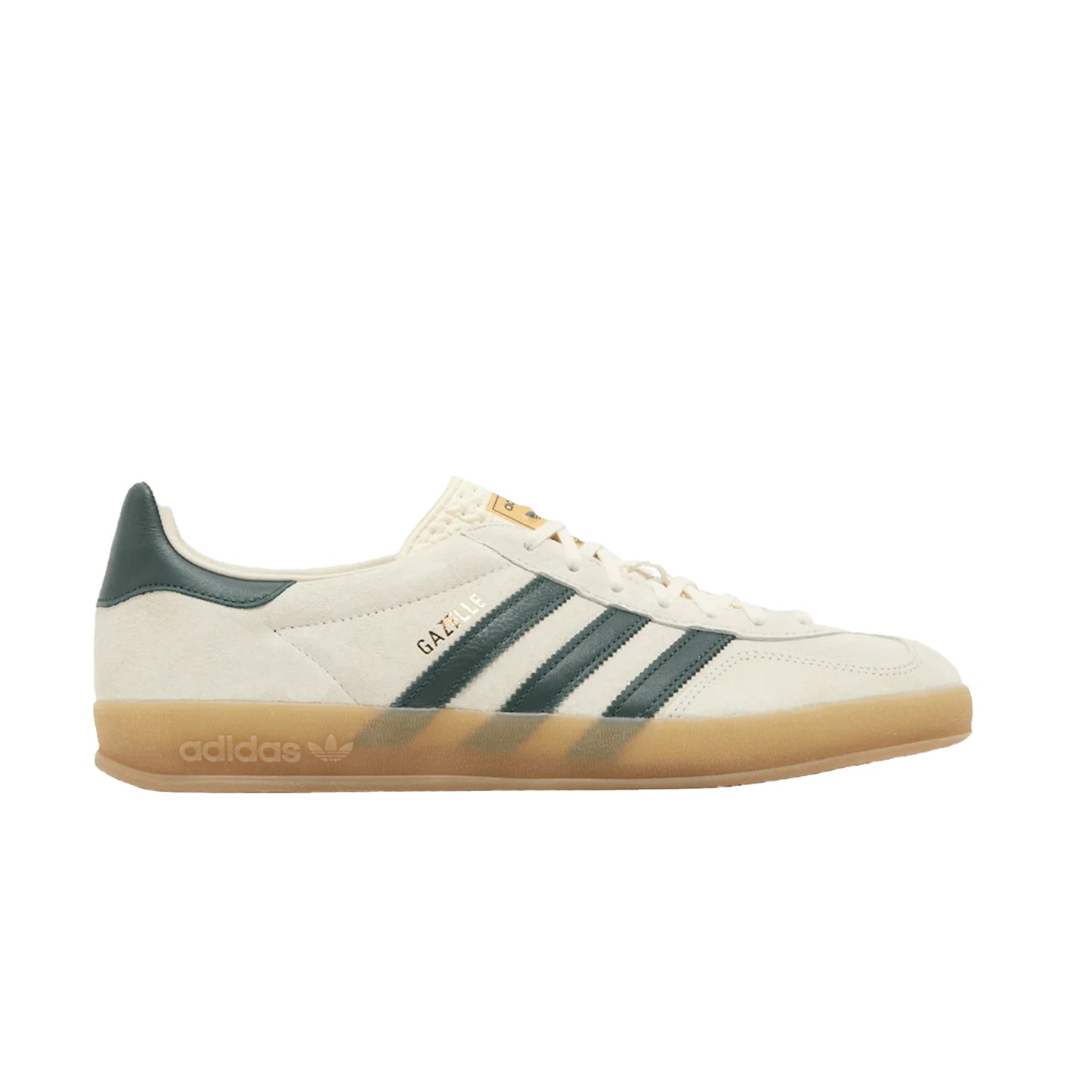 Gazelle Indoor Cream White Collegiate Green Gum