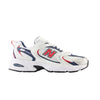 530 White Dark Blue Red