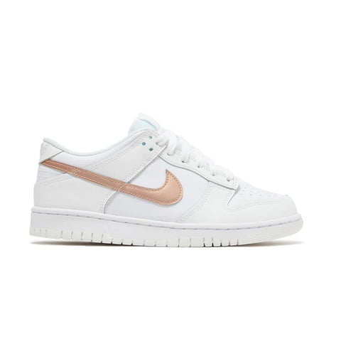 Dunk Low GS White Metallic Red Bronze