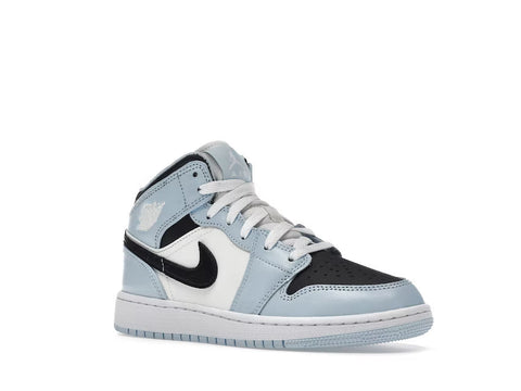 Nike-Air Jordan 1 Mid Gs Ice Blue-Sneakers-555112-401-SNEAQS-2